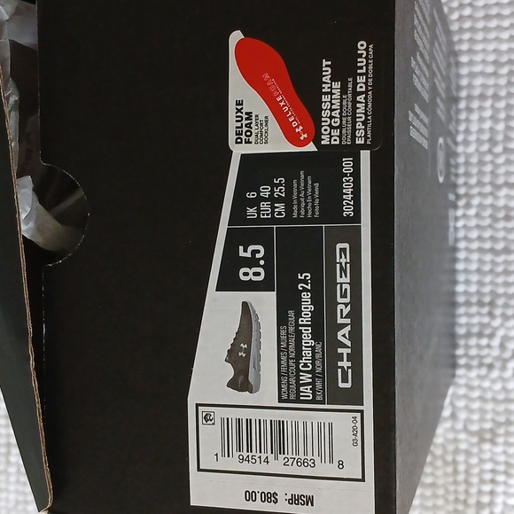 Under Armour Charged Rogue 2.5 Athletic Sneakers - Picture 12 of 13